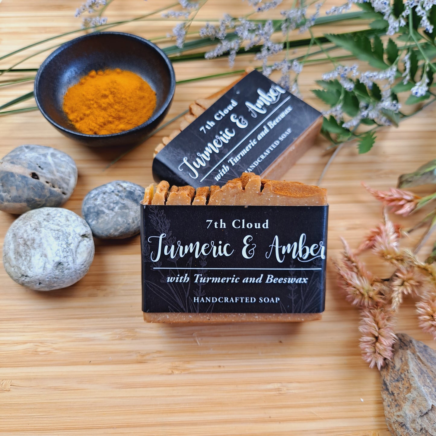 Turmeric & Amber Soap | 75% Olive Oil Soap | For Sensitive Skin