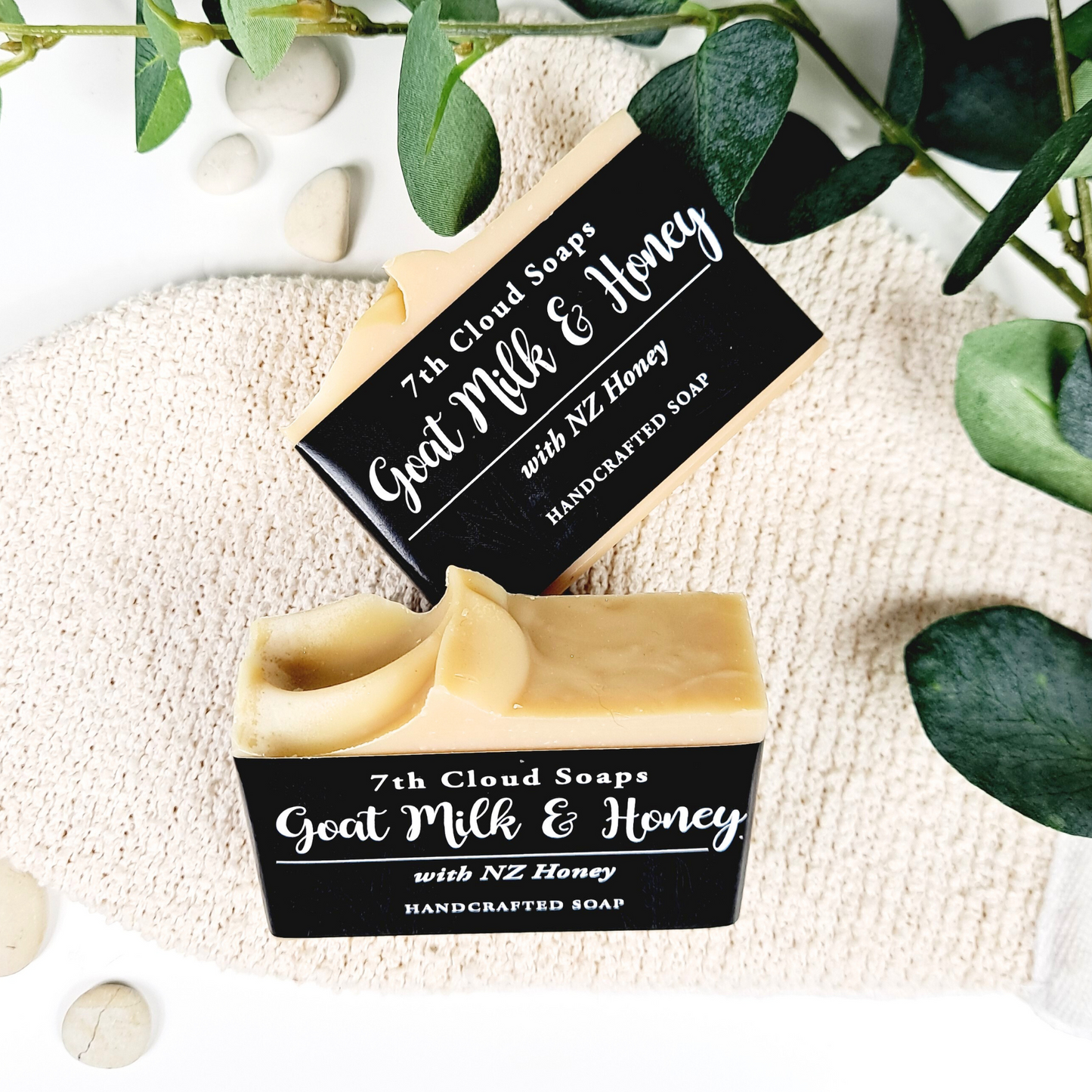 Goat Milk & Honey Soap | 75% Olive Oil Soap | For Sensitive Skin