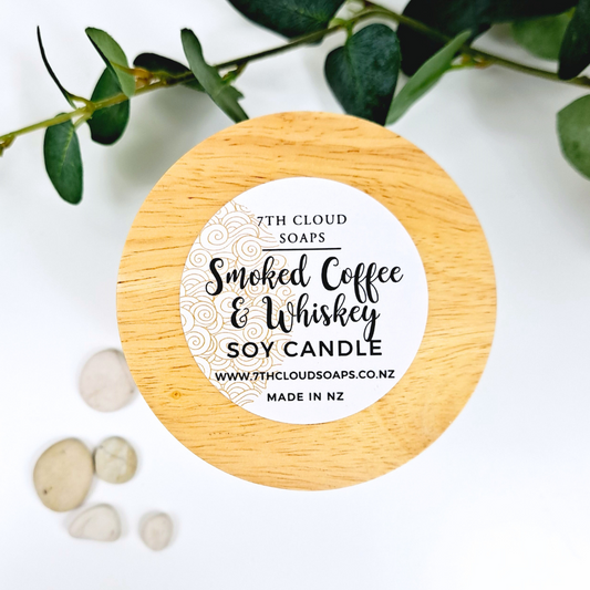 Smoked Coffee & Whiskey Candle - Lake House Collection | Soy Candle