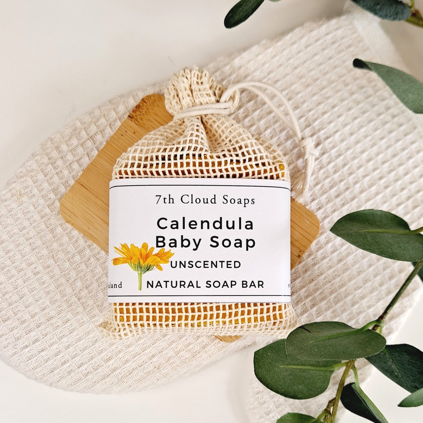 Calendula Baby Soap | Unscented Natural Soap | For Eczema & Sensitive Skin