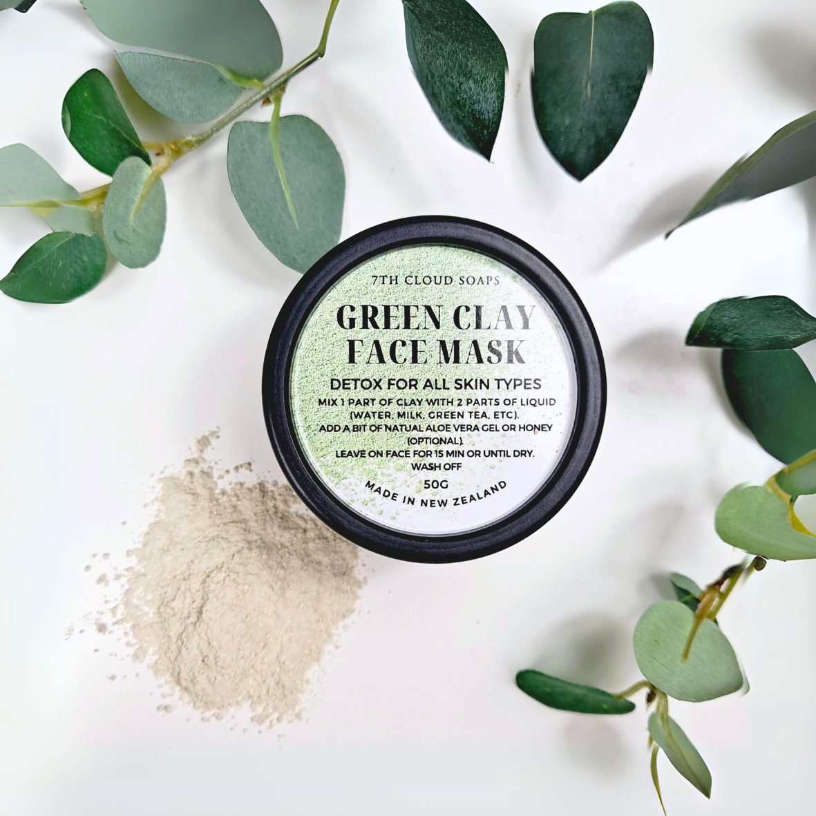 Green Clay Face Mask | Dry Clay Mask