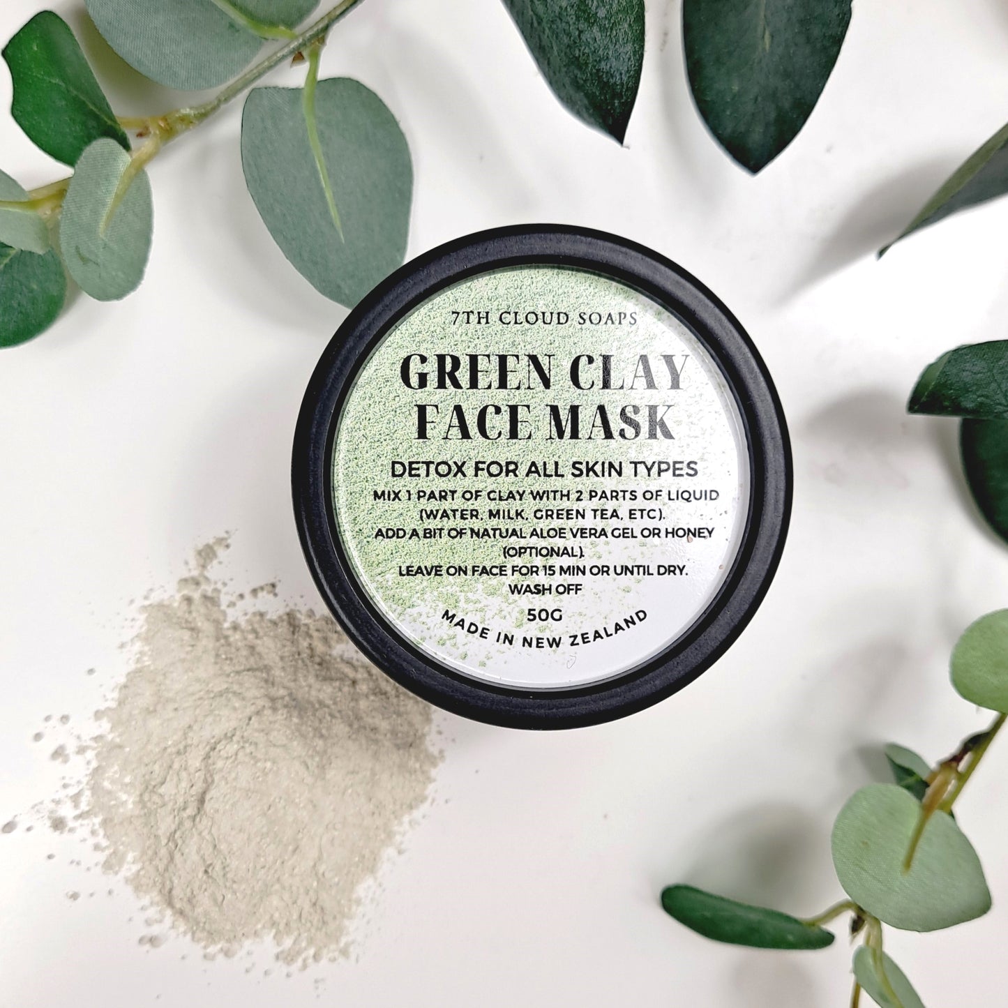 Green Clay Face Mask | Dry Clay Mask