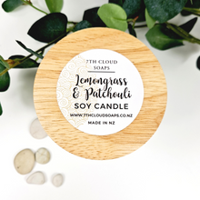 Load image into Gallery viewer, Lemongrass &amp; Patchouli Candle - Lake House Collection | Soy Candle
