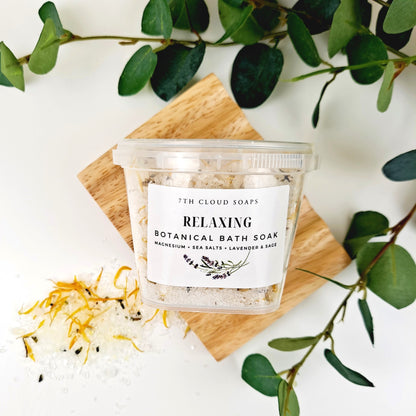 Relaxing Botanical Bath Soak (Lavender & Sage)