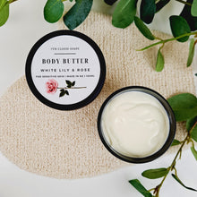 Load image into Gallery viewer, White Lily &amp; Rose Moisturizing Body Butter
