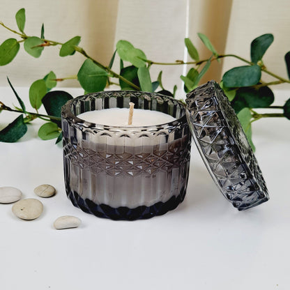 Sweet Pea & Vanilla - Cut Glass Candle