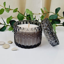 Load image into Gallery viewer, Lychee &amp; Black Tea - Cut Glass Candle
