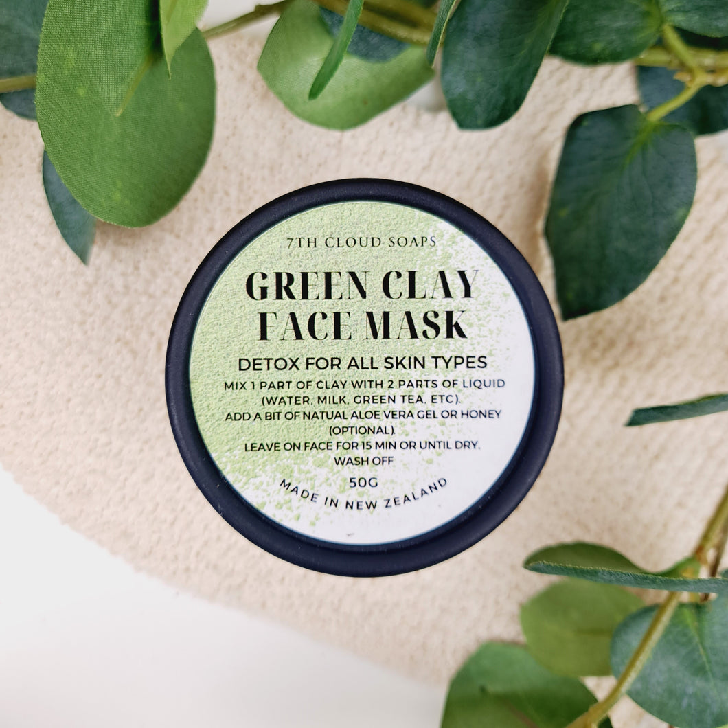 Face Mask - Green Clay
