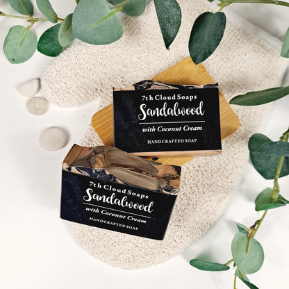 Sandalwood Soap | Natural Soap | With Charcoal | For Sensitive Skin
