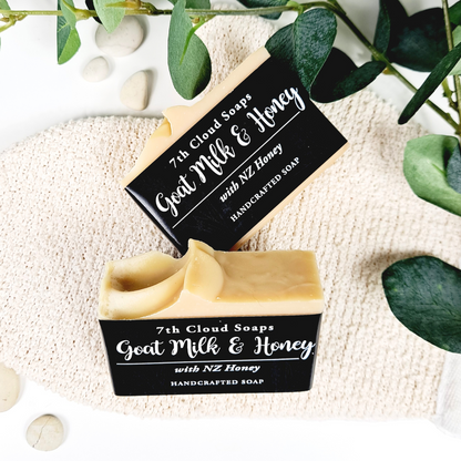 Goat Milk & Honey Soap | 75% Olive Oil Soap | For Sensitive Skin