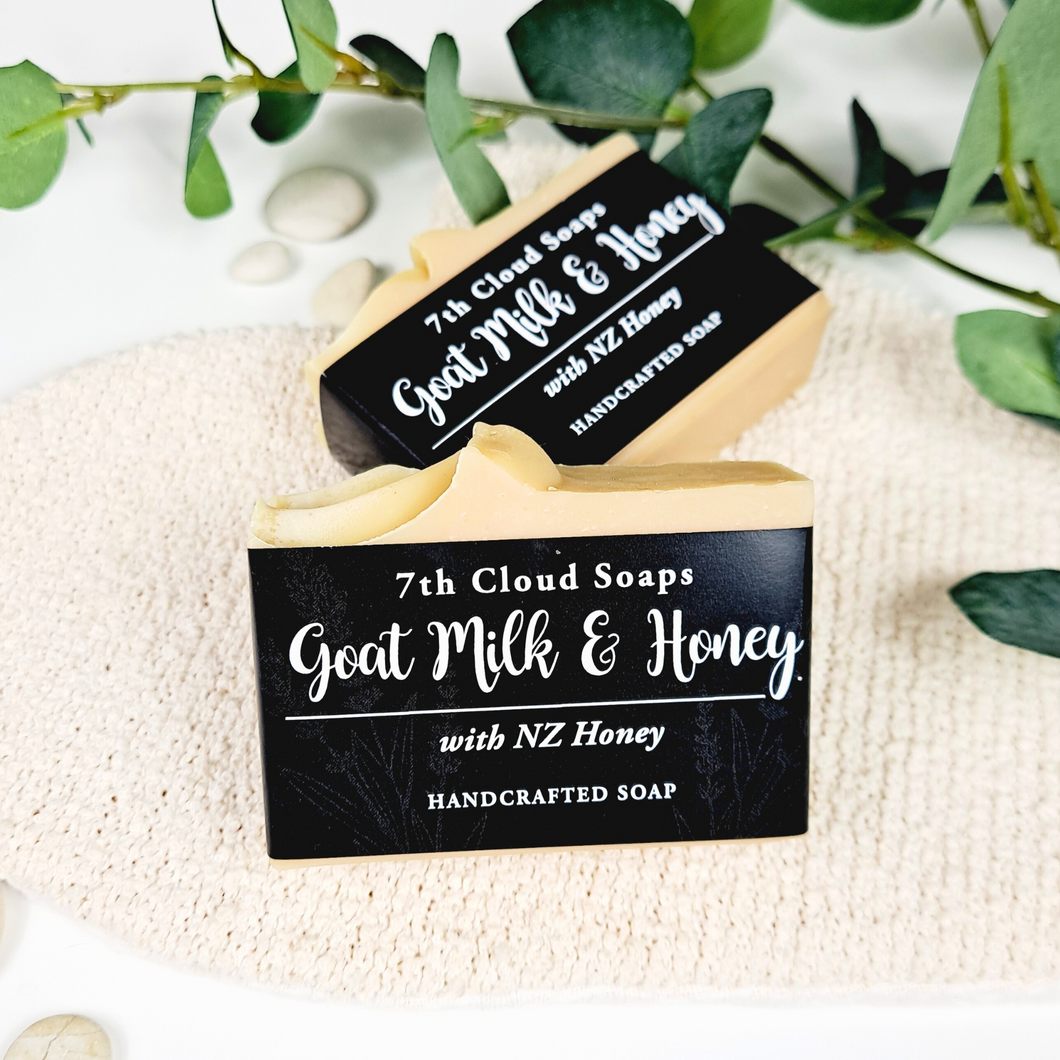 Goat Milk & Honey Soap | 75% Olive Oil Soap | For Sensitive Skin