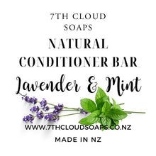 Load image into Gallery viewer, Natural Conditioner Bar - Lavender &amp; Mint
