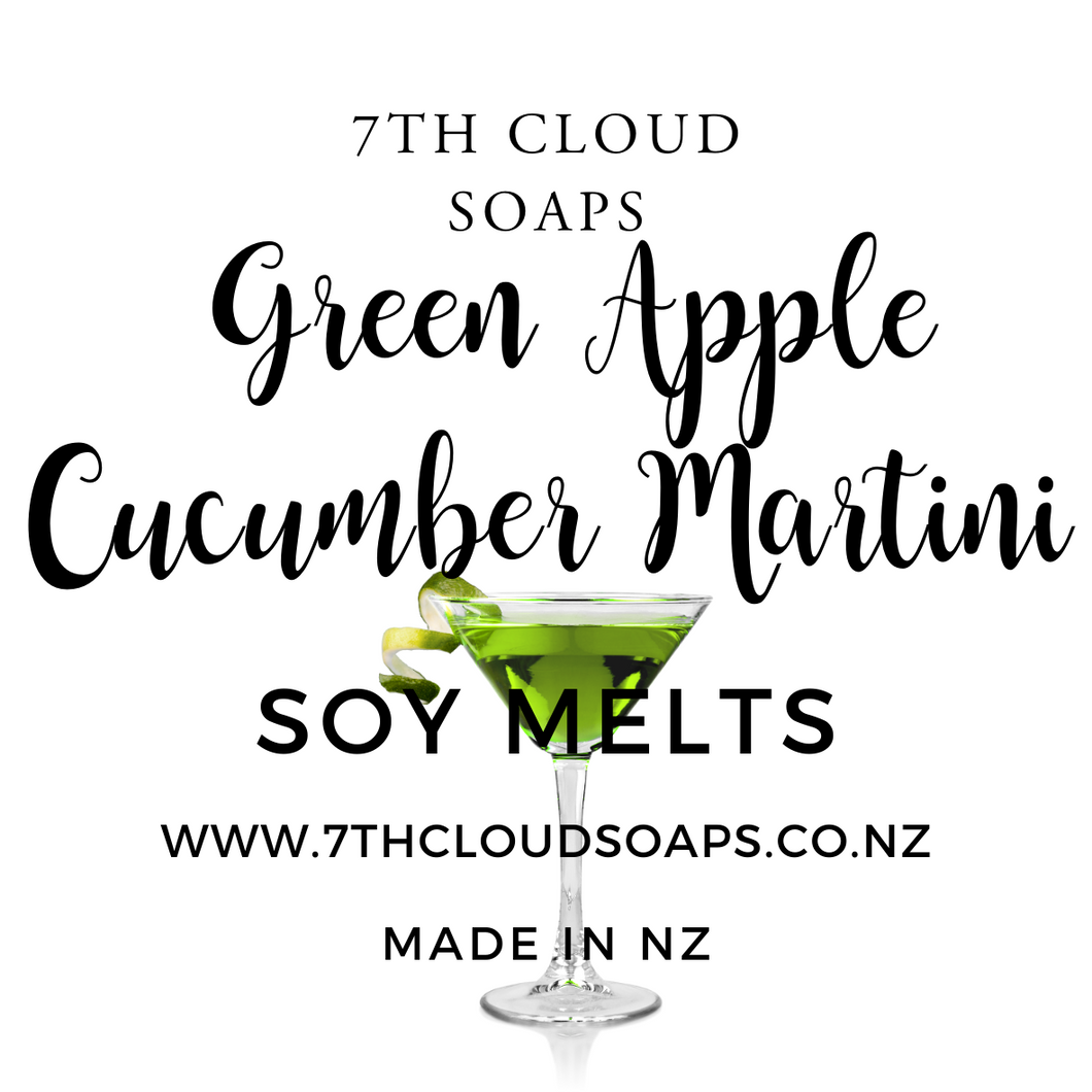 Soy Wax Melts - Green Apple & Cucumber Martini
