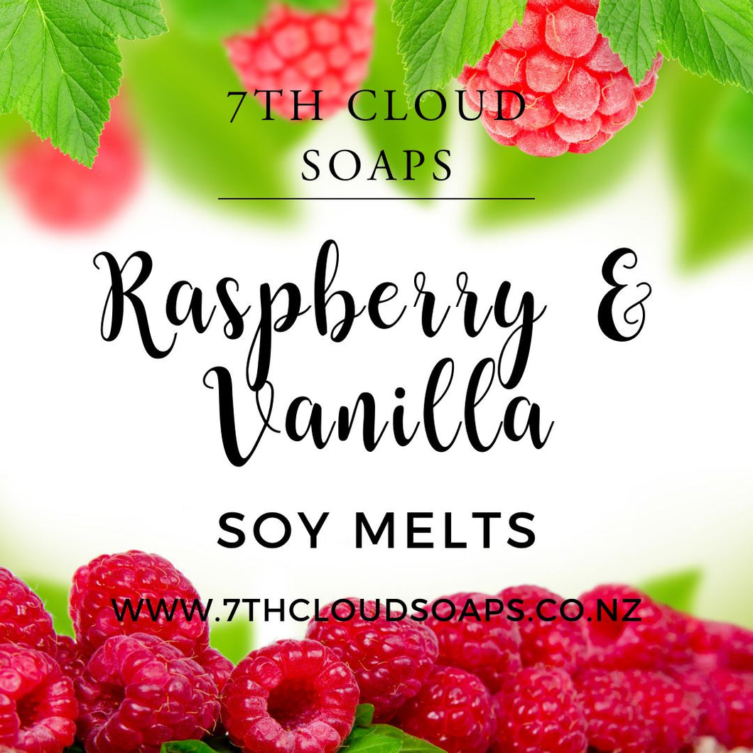 Soy Wax Melts - Raspberry & Vanilla
