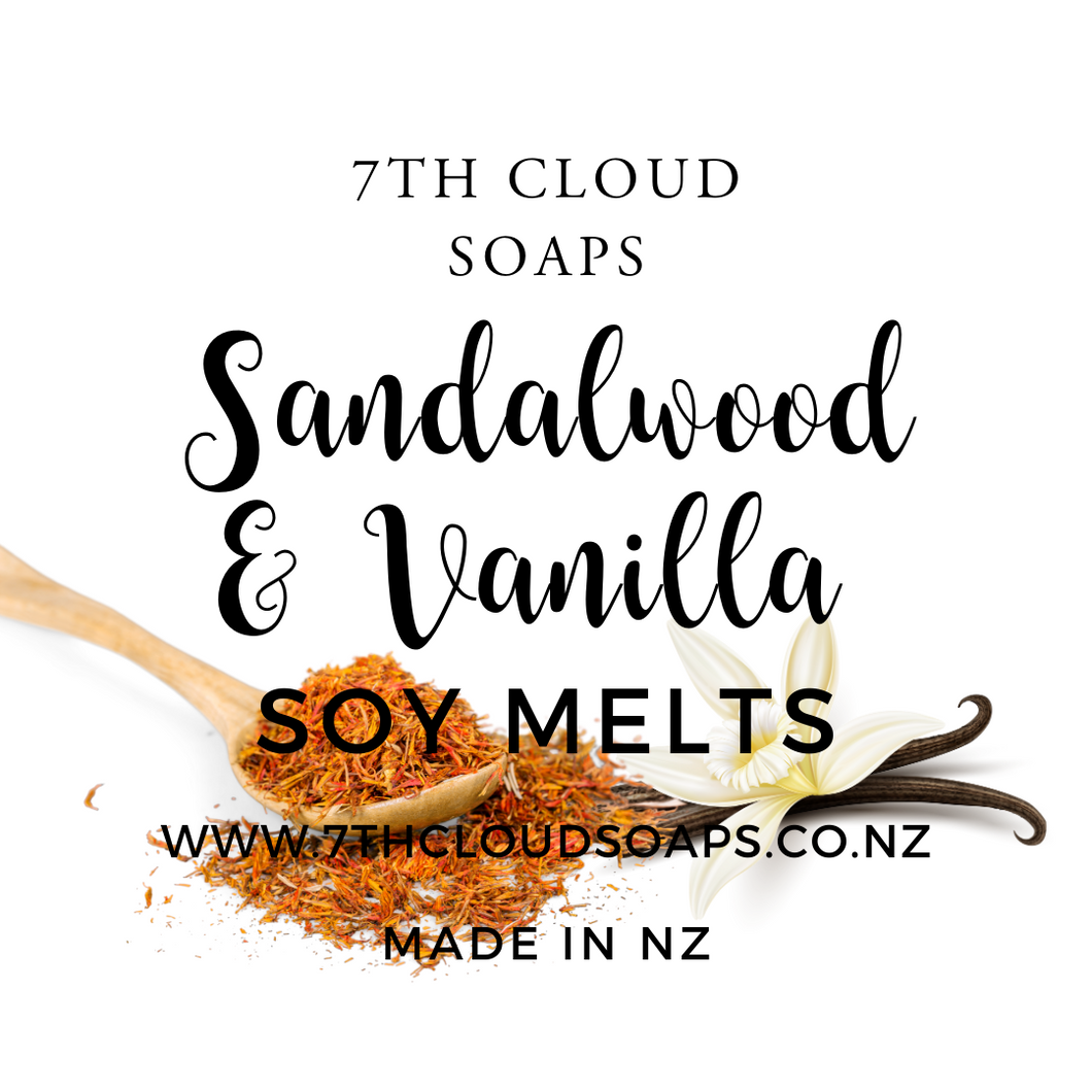 Soy Wax Melts - Sandalwood & Vanilla