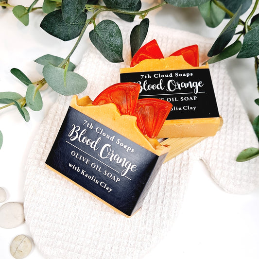Blood Orange Soap | 75% Olive Oil Soap | For Sensitive Skin
