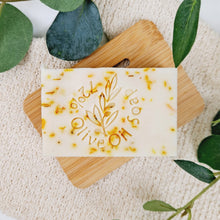 Load image into Gallery viewer, Calendula &amp; Mandarin Soap | 75% Olive Oil Soap | With Essentials Oils | For Sensitive Skin
