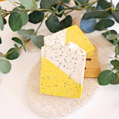 Citrus & Poppy Soap | Natural Exfoliating Soap | For Sensitive Skin