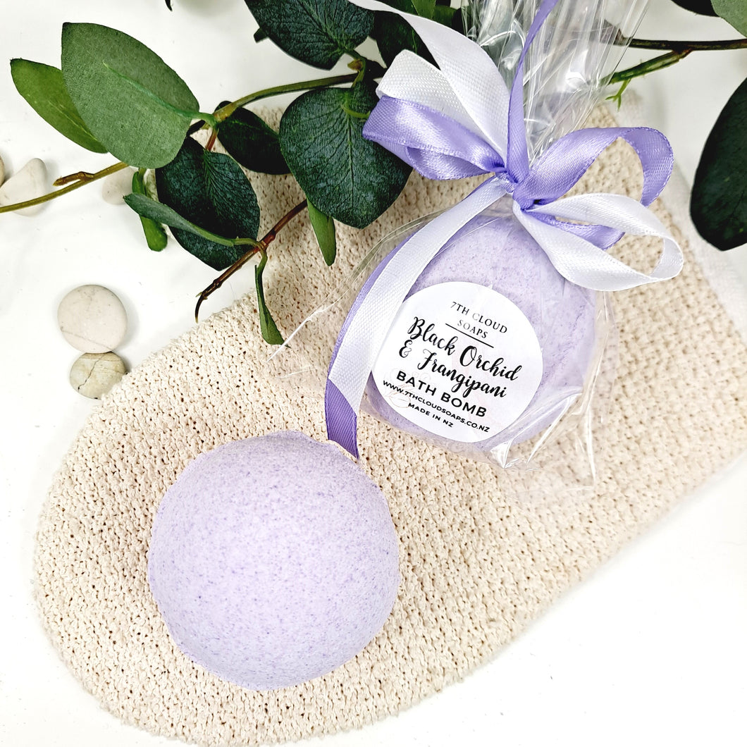 Black Orchid & Frangipani Bath Bomb | With Shea Butter