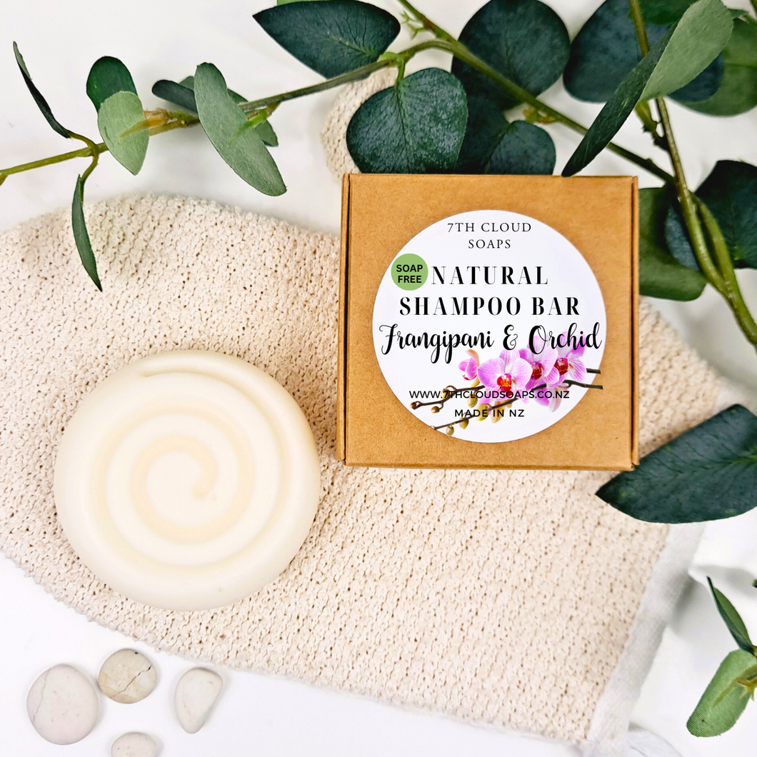 Natural Shampoo Bar - Frangipani & Orchid | Soap Free