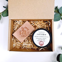 Load image into Gallery viewer, Pink Clay Gift Box | Face Scrub &amp; Soap
