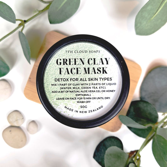 Green Clay Face Mask | Dry Clay Mask