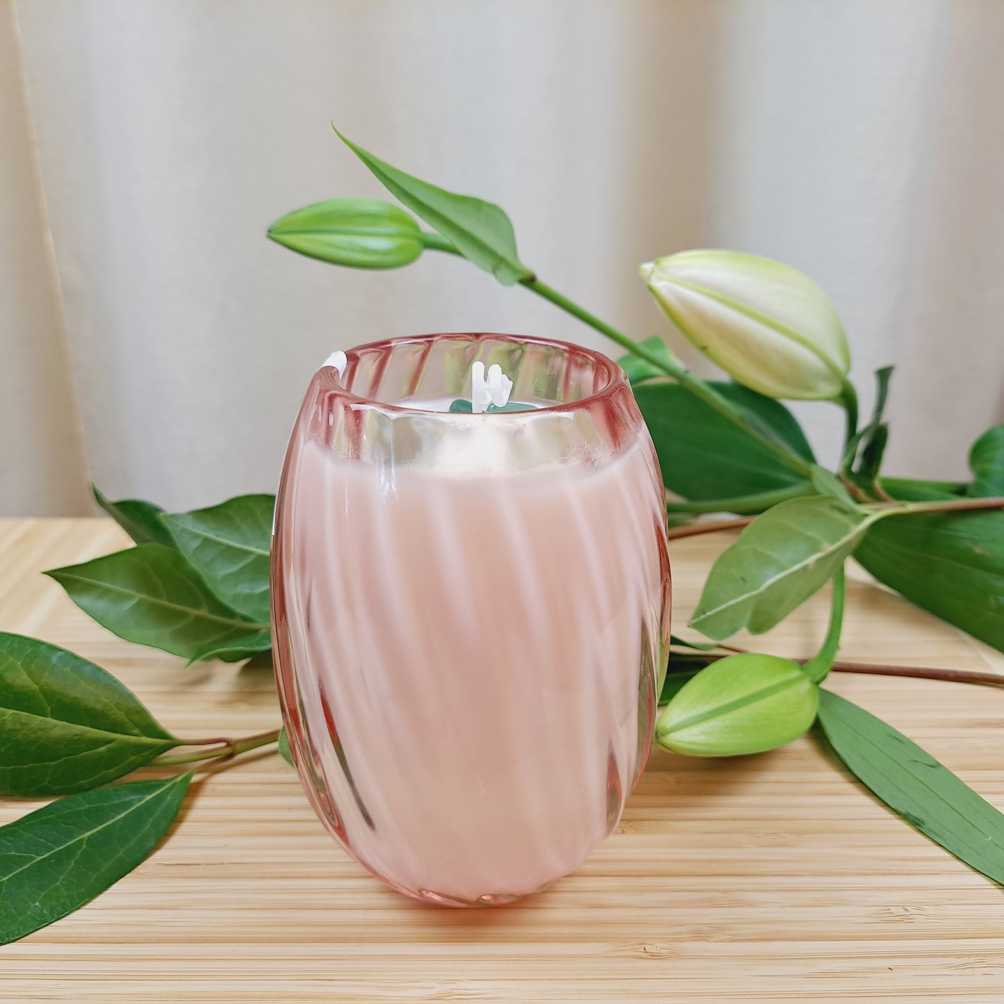 Pink Swirl Jar Candle Making Kit | Perfect Gift For Craft Lover