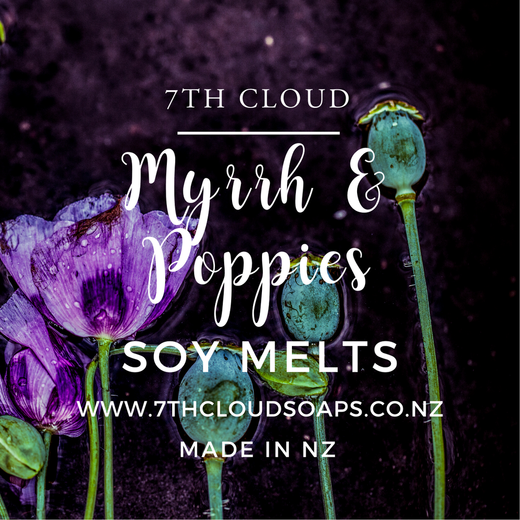 Soy Wax Melts - Myrrh & Poppies