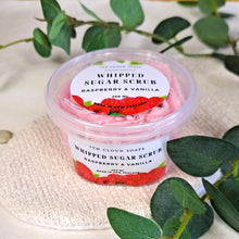 Load image into Gallery viewer, Whipped Sugar Scrub - Raspberry &amp; Vanilla.
