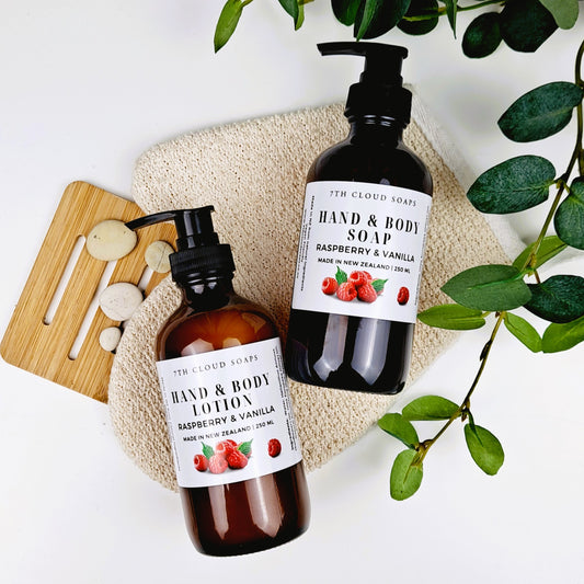 Hand & Body Lotion - Raspberry & Vanilla