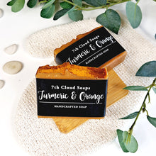 Load image into Gallery viewer, Turmeric &amp; Orange Soap | 75% Olive Oil Soap | For Sensitive Skin
