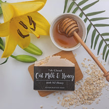 Load image into Gallery viewer, Oat Milk &amp; Honey Soap | 75% Olive Oil Soap | For Sensitive Skin

