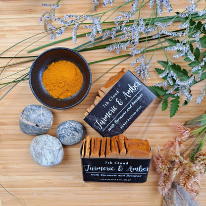 Turmeric & Amber Soap | 75% Olive Oil Soap | For Sensitive Skin