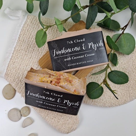 Frankincense & Myrrh Soap | 75% Olive Oil Soap | For Sensitive Skin