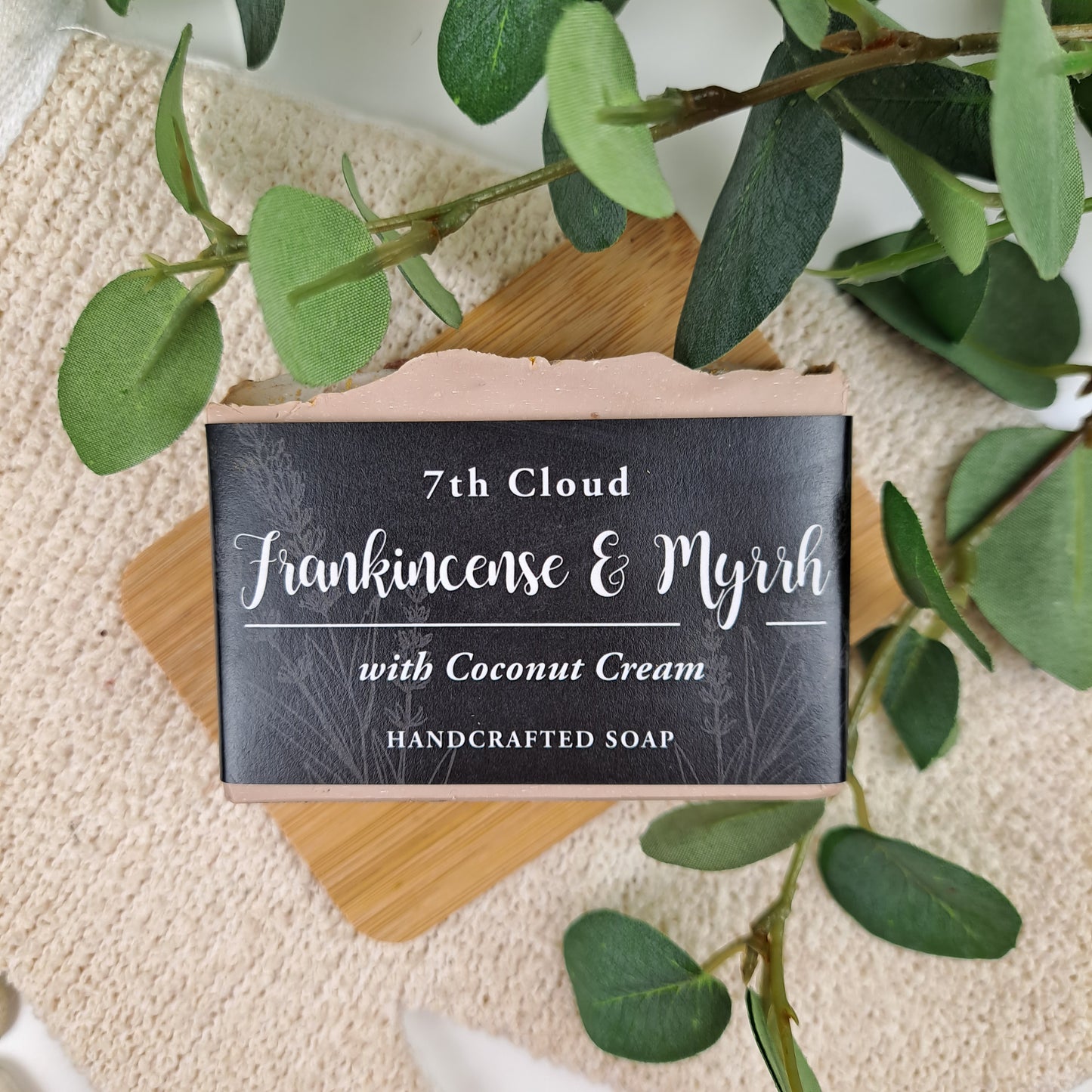 Frankincense & Myrrh Soap | 75% Olive Oil Soap | For Sensitive Skin