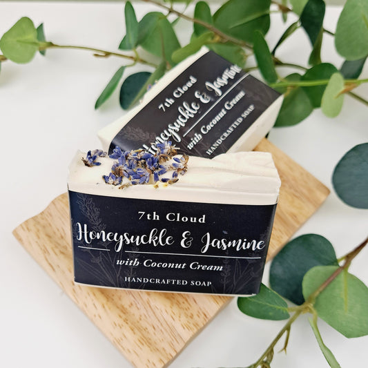 Honeysuckle & Jasmine Soap | 75% Olive Oil Soap | For Sensitive Skin