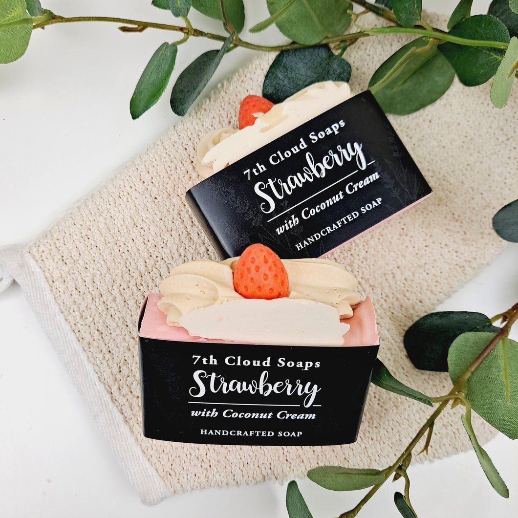 Strawberry Soap | 75% Olive Oil Soap | For Sensitive Skin