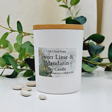 Load image into Gallery viewer, Sweet Lime &amp; Mandarin Candle - Lake House Collection |Soy Candle
