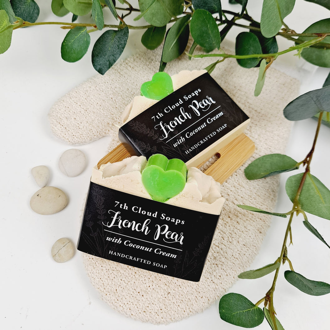 French Pear Soap | 75% Olive Oil Soap | For Sensitive Skin