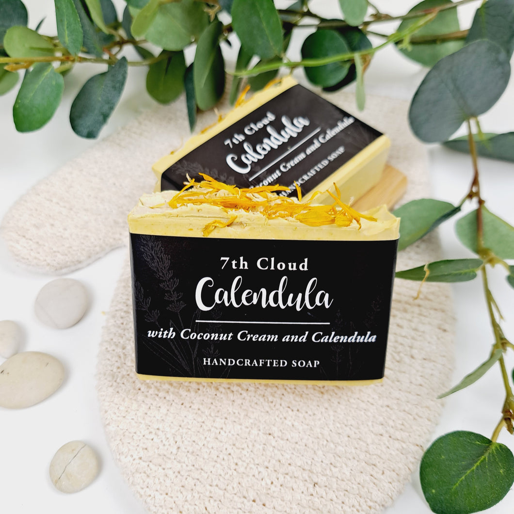 Calendula Healing Soap | 75% Olive Oil Soap | For Sensitive Skin